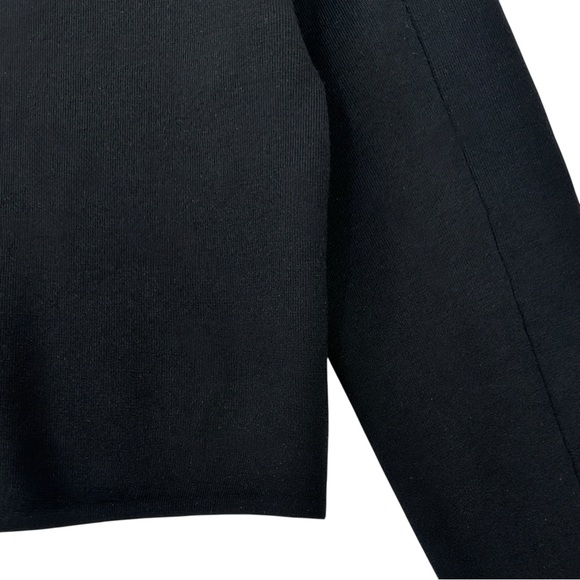 Helmut Lang Compact Wool Tank Turtleneck - Black Cropped Mock Neck Sweater sz S - Picture 7 of 12